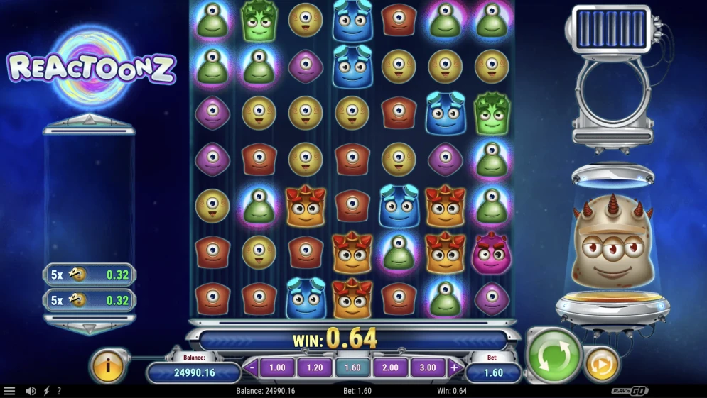 Reactoonz Slot